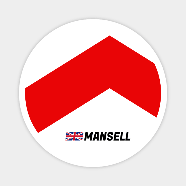 F1 Legends - Nigel Mansell Magnet by sednoid